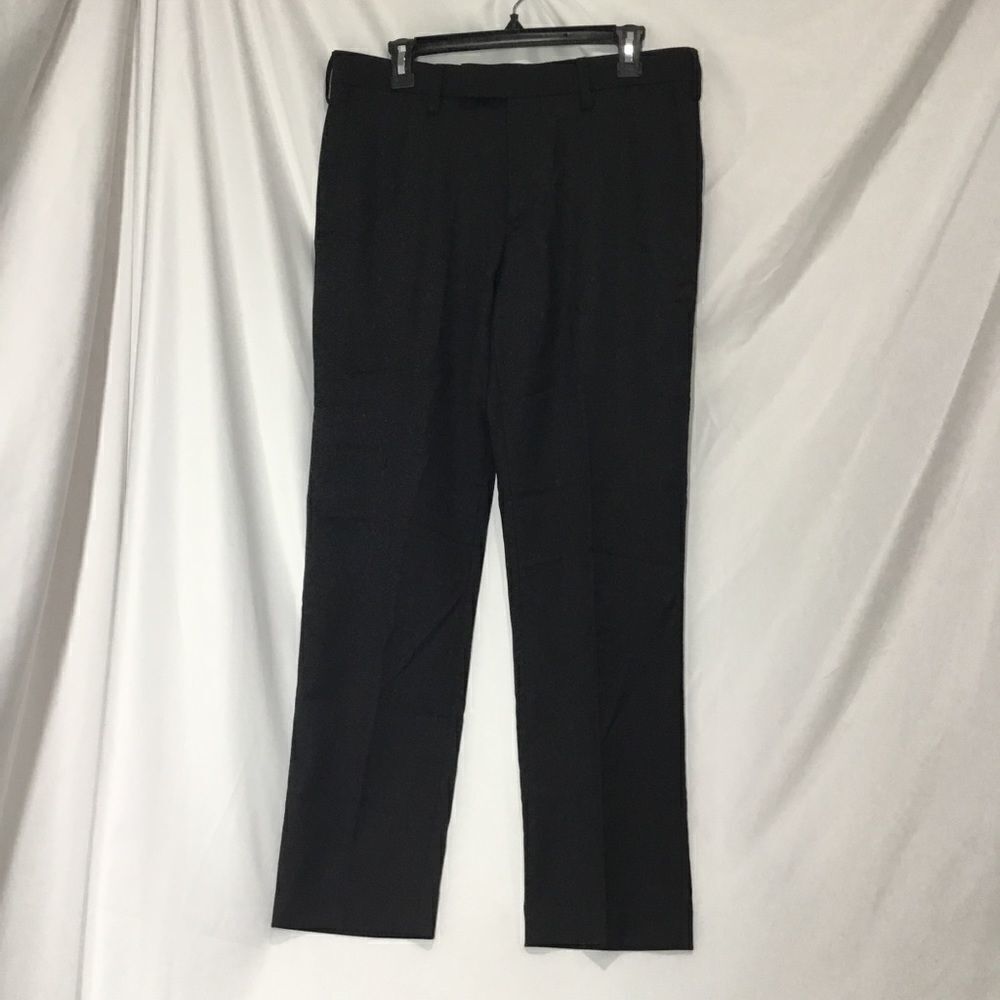 Louis Raphael Solid Stretch Slim Fit Pants (F14) - image 2